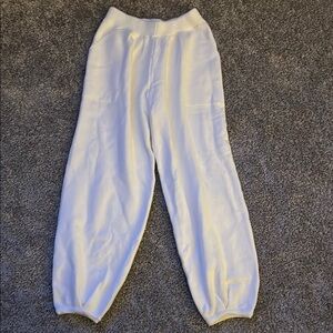 Women’s White Jogger Pants